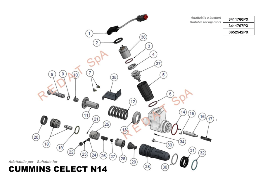 CUMMINS CELECT N14